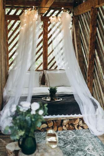 Firewood Shed Outdoors