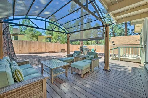 Rustic Payson Cabin Patio, Grill, Fire Pit!