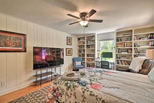 Artsy Southern Pines Home About 1 Mi To Downtown!