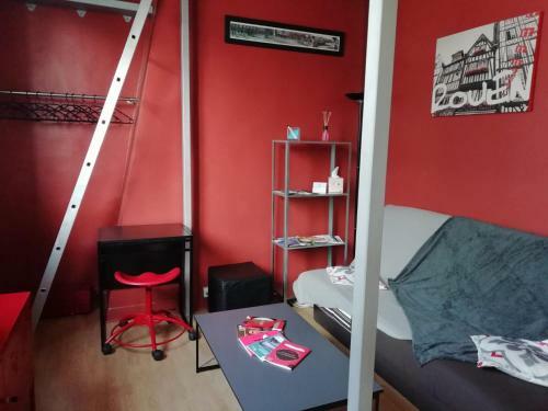 Apartamento Studio Rouen Rive Droite