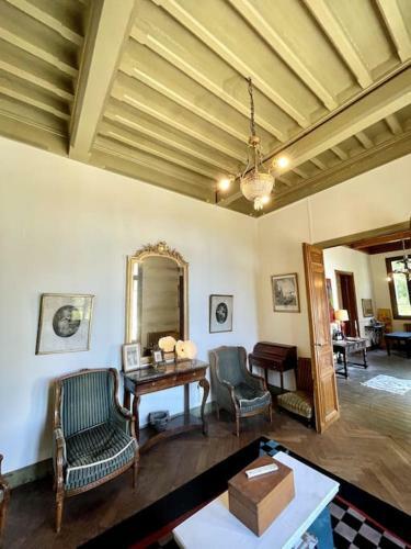 Villa Le Camign�, Ch�teau, Vue Pyr�n�es