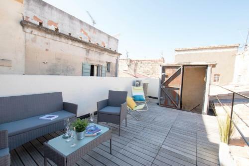 Apartamento Duplex Libert�-grande Terrasse-clim-quartier Roquette
