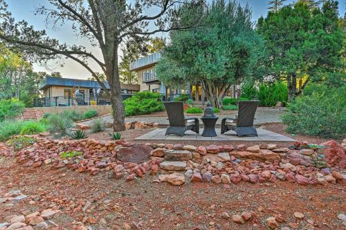 Luxe Sedona Home With Red Rock Views And Fire Pit