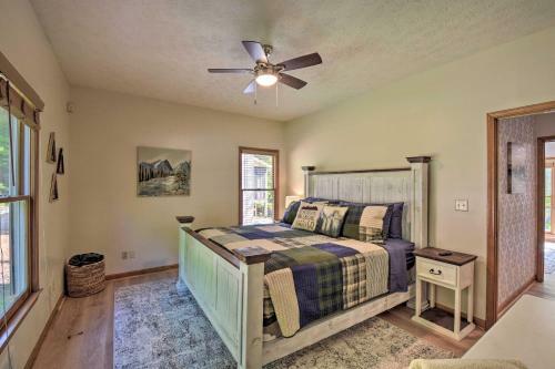 Riverfront Ellijay Home With Game Room And Grill!