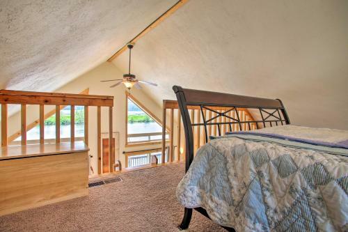 Waterfront Cabin With 2 Boat Docks And Mtn Views!