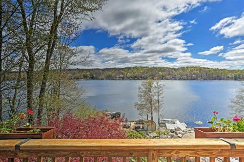 Grand Lakefront Home With Dock In The Hideout!