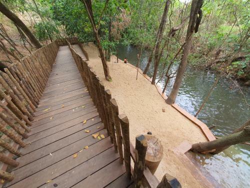 Apartamento Apt Para Ate 8 Pessoas - Park Veredas Rio No Fundo