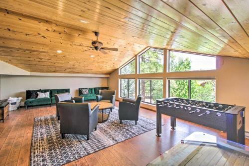 Upscale Pinetop Cabin With Game Room And Fire Pit