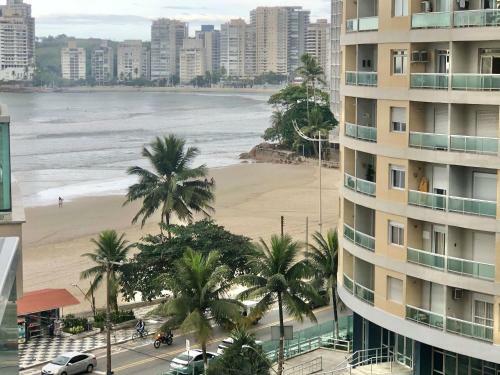 Apartamento Lindo Apto Com Varanda E Vista Para O Mar 2 Dorm