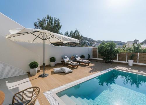 Villa White In Blue