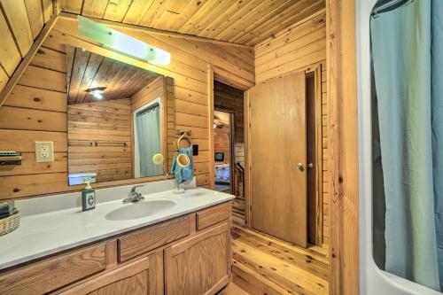 Scenic Creekside Cabin With Wraparound Porch!