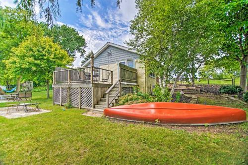 Charming Horicon Cottage And Dock On Rock River