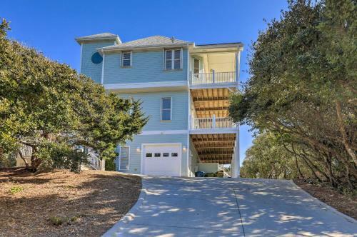 Ocean View Emerald Isle Home Walk To Beach!