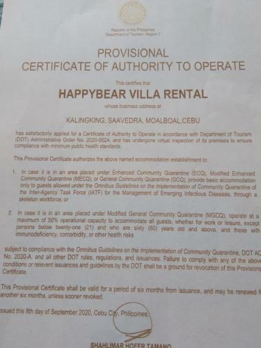 Hostal Happy Bear Moalboal Budget Rooms