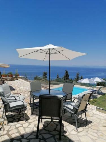 Villa Ioli At The Sea Breathtaking View & Sunset