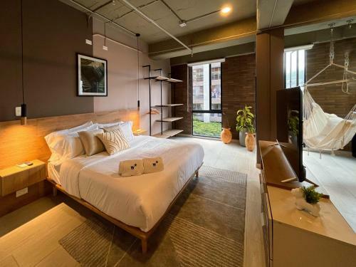 Apartamento Brigth Loft In Laureles