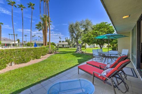 Mid-century Mod Palm Springs Home With Patio!