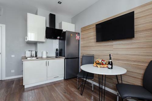 White Apartment In 12 Floor