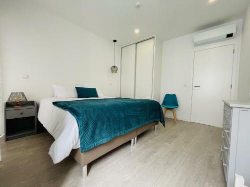 Apartamento Ripado Turquesa