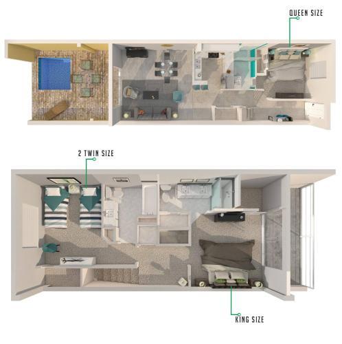 Modern Decor 3 Br Perfect For 8 People Sr1543