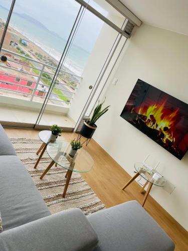 Apartamento Hermoso Departamento Con Vista Al Mar