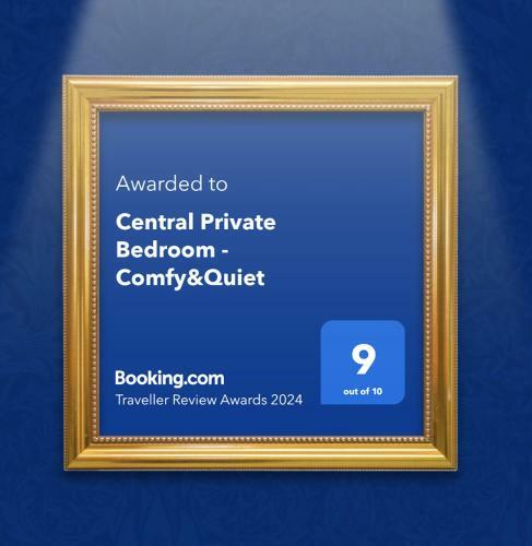 Central Private Bedroom - Comfy&quiet