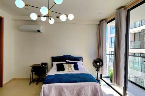Apartamento Loft Completo Con Balc�n A 5 Min de La Playa