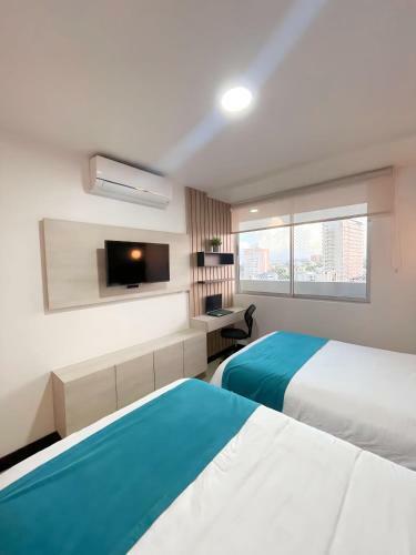 Atlantis Suites Bquilla -apartamento Moderno-2-bd