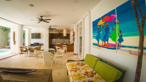 Villa Casa Mangle, Jacuzzi + Piscina Privada. 25 Mts Del Mar