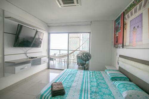 Great Apartment In Bocagrande With Sunset & Beach View