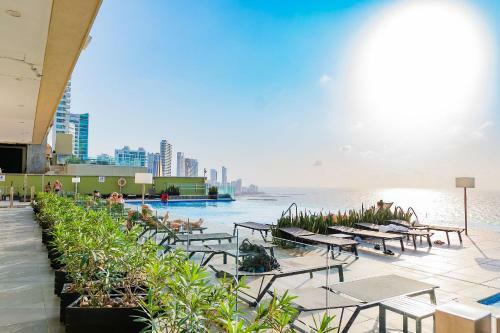 Apartamento Edificio H2 En Bocagrande Frente Al Mar