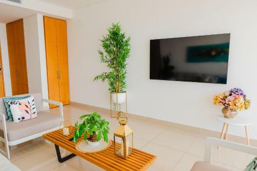 Apartamento Edificio H2 En Bocagrande Frente Al Mar