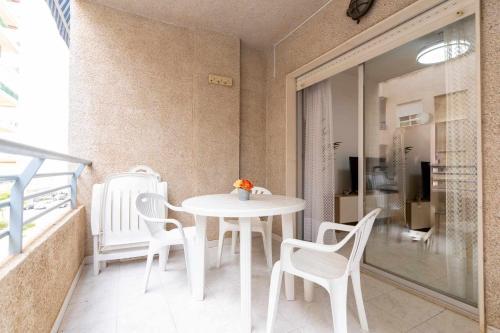Apartamento Terraza AA Ascensor 1 Min Playa Equipado