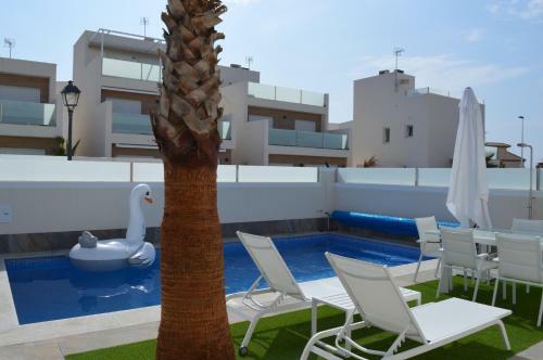 Palmeras Gold - Moderne Villa (6p) Met Solarium/priv�zwembad