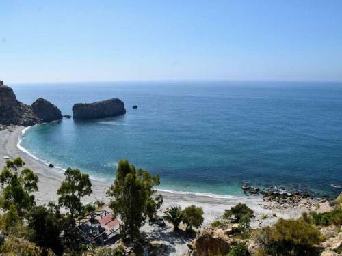 Beachfront Holiday Home In Salobre A With Pool