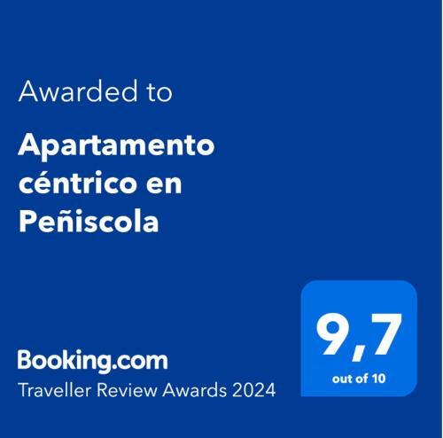 Apartamento C�ntrico En Pe�iscola