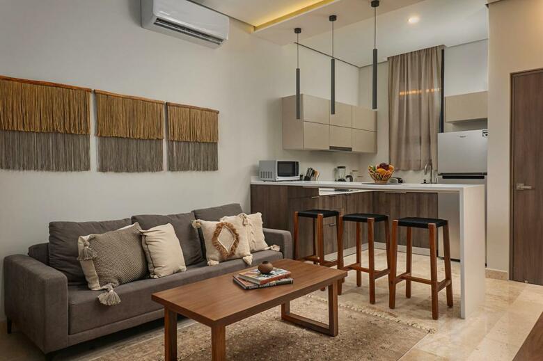 Apartamento New 1br Hotel Zone Rooftop Wpool And Concierge