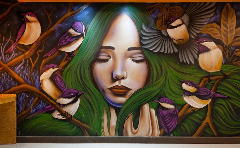 Mural Living Hotel Manaus