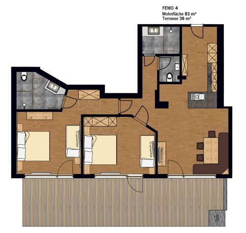 Apartamento Ferienhof Ausserbrente