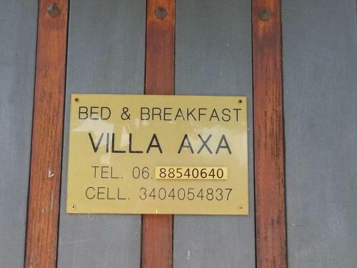 Bed & Breakfast Villa Axa