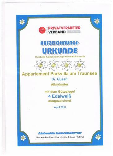 Apartment Parkvilla Traunsee