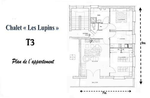 Apartamento Chalet Les Lupins T2