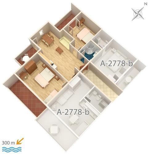 Apartments With A Parking Space Duce (omis) - 2778