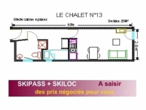 Rental Apartment Le Chalet 6