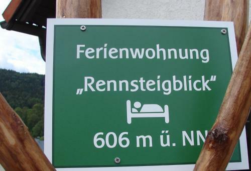 Apartamento Ferienwohnung Rennsteigblick