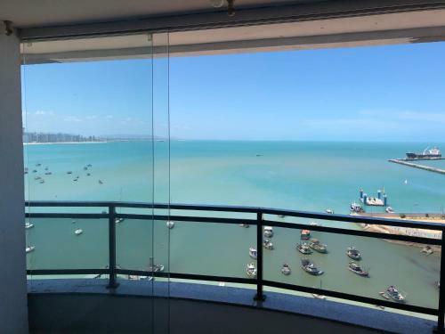 Apartamento Flat Vista Completa Beira Mar