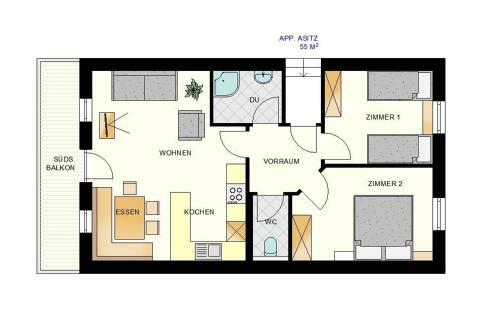 Apartamento Ferienhaus Niedermoser