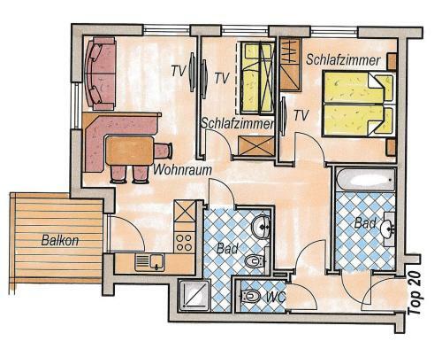 Apartamento Appartementhaus Alpenpark