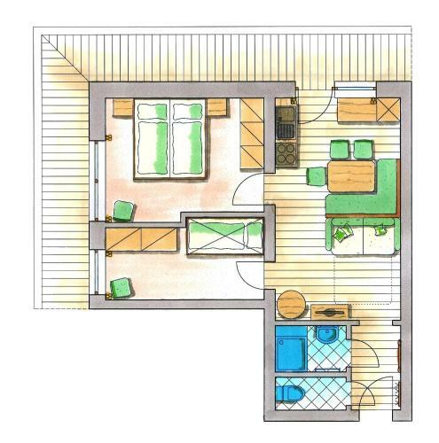 Apartamento G�stehaus Enzian