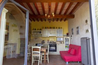 Villa With One Bedroom In Monte San Savino, With Wonderful Mountain View, Pool Access, Furnished Garden - 75 Km From The Beach